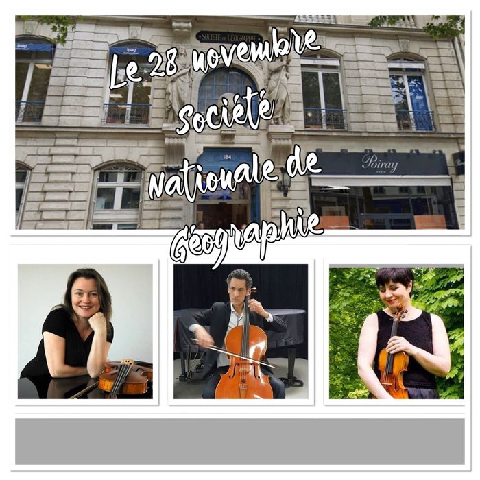 Animation musicale pour remise des prix Société Nationale de Géographie 
